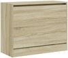 vidaXL Schuhschrank Sonoma-Eiche 80x34x63 cm Holzwerkstoff 839961 Bild 4