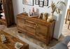 Sideboard Sheesham 140x45x80 braun lackiert ANCONA #121 Bild 2