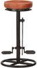 Barhocker 2 Stk. Schwarz und Braun Echtes Ziegenleder [286967] Bild 3