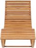 vidaXL Schaukelliege mit Auflage Massivholz Teak 3063346 Bild 3