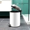Treteimer, 3 L, Mülleimer, mit Absenk-Automatik, weiß Bild 4