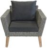 Bellavista Montecristo Garten Sitzgruppe, Polyrattan, grau, für 4 Personen Bild 4