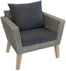 Bellavista Montecristo Garten Sitzgruppe, Polyrattan, grau, für 4 Personen Bild 3