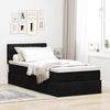 vidaXL Ottoman-Bett mit Matratze & LEDs Schwarz 90x190 cm Stoff 3312355 Bild 4