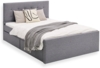 Homestyle4u Polsterbett inkl. Lattenrost und Schubladen, 120x200 cm, 2 Schubladen