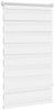 vidaXL Zebra-Rollo 70,9 x 120 cm, Stoffbreite 66,7 cm, Weiß 240194 Bild 3