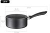 Kochtopf-Set mit Premium-Antihaftbeschichtung, geeignet für Induktion, enthält 2 Kochtöpfe mit Deckel, 1 Bratpfanne, 1 Kasserolle Bild 5