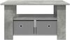 vidaXL Couchtisch Beton Grau 77 x 55 x 42 cm Holzwerkstoff 8000415 Bild 5