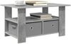 vidaXL Couchtisch Beton Grau 77 x 55 x 42 cm Holzwerkstoff 8000415 Bild 3