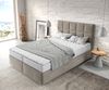 Boxspringbett Dream-Fine Mikrofaser Beige 140x200 mit Matratze und Topper Bild 4