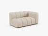 Micadoni Modulares Sofa Lupine 2-Sitzer Rechts Boucle Baloo Beige Bild 2