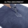 OTTO home Badematte Rabbit Badematten, Badvorleger, Badezimmer Teppich, Höhe 30 mm, rutschhemmend beschichtet, schnell trocknend, strapazierfähig, fußbodenheizungsgeeignet, Polyester, rechteckig, 3-tlg. Stand-WC Set, Kaninchenfell-Haptik, Badteppich, r... Bild 3