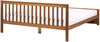 Bett mit Lattenrost Kiefernholz OLENDON 180x200 cm Braun Bild 5
