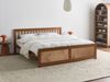 Bett mit Lattenrost Kiefernholz OLENDON 180x200 cm Braun Bild 3