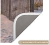 OnlyWow Badematte Sonnenuntergang - Strand - Sand, Höhe 10 mm, Polyester, Rechteckig, Badezimmerteppich, Badteppich, Rutschfest, Badvorleger, Waschbar Bild 3