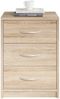 Nachtkommode >Bettine< in Eiche Sonoma Nachbildung - 39x54x28cm (BxHxT) Bild 4