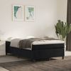 vidaXL Boxspringbett mit Matratze Schwarz 120x190 cm Samt 3269705 Bild 3