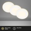 Briloner LED-Einbauleuchten 3er Set Mini 4,9W ,425lm weiß Nachtlichtring Bild 3