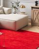 Teppich rot 160x230 cm Shaggy DEMRE Bild 3