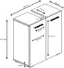 Badplaats Waschbeckenunterschrank Jupiter 60 x 30 cm Grau Matt - Stehender Badezimmerschrank mit 2 Türen und Montagematerial Bild 3
