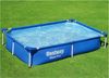 Rechteck Swimmingpool BESTWAY Steel Pro Frame mit Filter + Pumpe 221x150x43cm Bild 4