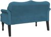 vidaXL Sitzbank mit Kissen Blau 120,5x65x75 cm Samt 372148 Bild 5