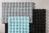 Kleine Wolke Badematte Cloud, Höhe 28 mm, rutschhemmend beschichtet, fußbodenheizungsgeeignet, Polyester, rechteckig, Badteppich, Uni Farben, Hoch-Tief Effekt, besonders weich Bild 3