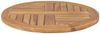 vidaXL Tischplatte Massivholz Teak Rund 2,5 cm 60 cm 48984 Bild 2