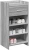 vidaXL Schuhschrank Grau Sonoma 48 x 36 x 92 cm Holzwerkstoff 8011352 Bild 2