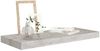 vidaXL Schweberegal Betongrau 60x23,5x3,8 cm MDF 326597 Bild 3