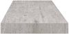 vidaXL Schweberegal Betongrau 60x23,5x3,8 cm MDF 326597 Bild 5