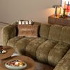 Bronx71 Ecksofa Luca Chenille olive grün rechts Bild 4