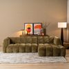 Bronx71 Ecksofa Luca Chenille olive grün rechts Bild 3