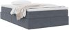 vidaXL Aufbewahrungsbett mit Matratze Dunkelgrau 120 x 190 cm Samt 3370288 Bild 3