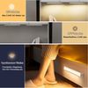 ZMH LED Unterbauleuchte mit Bewegungsmelder Aufladbar Schranklicht USB 1500mAh Flur Cabinet, Augenschutz, Einfache Installtion, LED fest integriert, 3000-6500K, 30CM Dimmbar 3 Farbtemperatur Schrankleuchte Schlafzimmer Bild 4