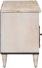 vidaXL TV-Schränk mit Regal Weiß 100 x 33,5 x 46 cm Massivholz Mango 4018384 Bild 4