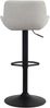 CLP 2er Set Barhocker Tover 360° drehbar und in der Höhe verstellbar,creme Stoff Bild 5