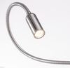 kalb Bettleuchte 3W LED Leseleuchte Nachttischlampe Bettlampe Leselampe dimmbar, 2er Set chrom, warmweiß Bild 3