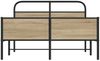 vidaXL Bettgestell ohne Matratze 140x190 cm Sonoma-Eiche Holzwerkstoff 4100392 Bild 5