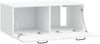 vidaXL Wandmontierter TV-Schrank Weiß 78,5 x 41 x 30 cm Holzwerkstoff 899025 Bild 5