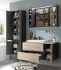 Badezimmer-Set >Memphis< (3-tlg. ) Grau / Artisan Eiche Dekor - 180x176x53 (BxHxT) Bild 4