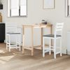 vidaXL Esszimmerstühle 2 pcs Weiß 40 x 47,5 x 99,5 cm 42020469 Bild 3