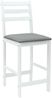vidaXL Esszimmerstühle 2 pcs Weiß 40 x 47,5 x 99,5 cm 42020469 Bild 4