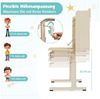 COSTWAY Kindertisch, mit Regal & Schublade, höhenverstellbarer, ab 3 Jahre Bild 2