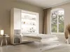 Vente-unique - RAPILI Bett Holz, Platte Weiß - B 50 cm239,2 cm x H 225,2 cm x L 209 cm Bild 1