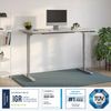 Desktopia Pro X - Elektrisch höhenverstellbarer Schreibtisch / Ergonomischer Tisch mit Memory-Funktion, Grau, Gestell Grau, 180x80 cm Bild 2