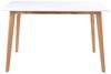 Esstisch >Vojens< in Weiss, MDF - 70x75x120cm (BxHxT) Bild 3