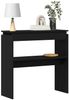 vidaXL Konsolentisch Schwarz Eichen-Optik 80 x 30 x 80 cm 862661 Bild 3