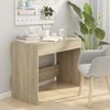 vidaXL Schreibtisch Sonoma-Eiche 101x50x76,5 cm Holzwerkstoff 809560 Bild 3
