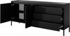 AX LIVING Trentinis 187 2T3S Schwarze große Kommode 187,1 cm breit Bild 5